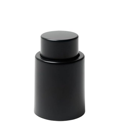 Tampa de Pressão para Garrafas de Vinho Preta- Brinox
