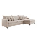 Ver imagem 1 de Sofá Canto com Chaise 4 Lugares 1116 Maguimoveis Cinza