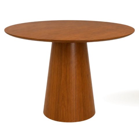 Mesa de Jantar Redonda Austrália Madeira Nozes 1.20m
