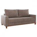 Ver imagem 2 de Sofá 2 Lugares Gibran Linho Kaki - Viero Móveis