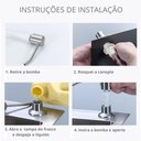 Ver imagem 6 de Dispenser Detergente Porta Sabonete Liquido Embutir 350ml Inox 304 Escovado
