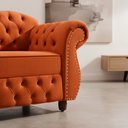 Ver imagem 5 de Poltrona Chesterfield Merlô Veludo:Cobre