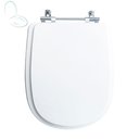 Ver imagem 1 de Assento Sanitário Tampa de Vaso Branco Mdf Laqueado Paris para Bacia Ideal Standard