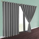Ver imagem 1 de Cortina Blackout Blecaute Quarto 7,00 X 2,80 Brenda Cinza