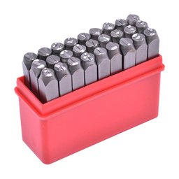 Punção Marcador Alfabético 10,0 Mm 27 Peças - Rocast - 2