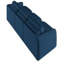 Ver imagem 5 de Sofá Cama para Sala de Estar 3 Lugares 276cm Montserrat K01 Veludo Azul Marinho - Lyam Decor
