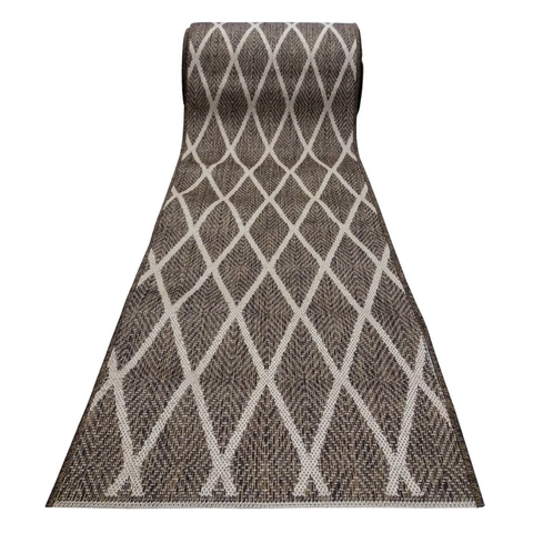 Passadeira Trilho 2m Sisal Geometrico Nature Geo 66x200 Cm