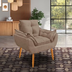 Poltrona Opala Decorativa Sala e Escritório