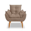 Ver imagem 2 de Poltrona Opala Decorativa Sala e Escritório