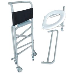 Cadeira de Banho Higiênica Dobrável e Desmontável D40 Dellamed - 4
