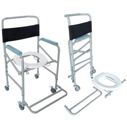 Cadeira de Banho Higiênica Dobrável e Desmontável D40 Dellamed - 1