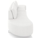 Ver imagem 7 de Sofá 4 Lugares para Sala Living Orgânico Pés Metálicos 260cm Shui P08 Bouclê Branco - Lyam