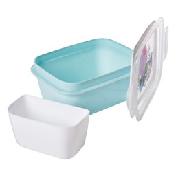 Marmita Pote Hermético Divertidamente 2 630ml com Trava e Divisória - Plasútil - 4