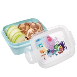 Marmita Pote Hermético Divertidamente 2 630ml com Trava e Divisória - Plasútil - 1