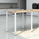 Ver imagem 4 de Base de Mesa Tubular Aço 2" 0,75 para Banco Branca Jantar
