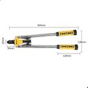 Ver imagem 7 de Alicate Rebitador Profissional Tipo Alavanca 17 Polegadas Lorben