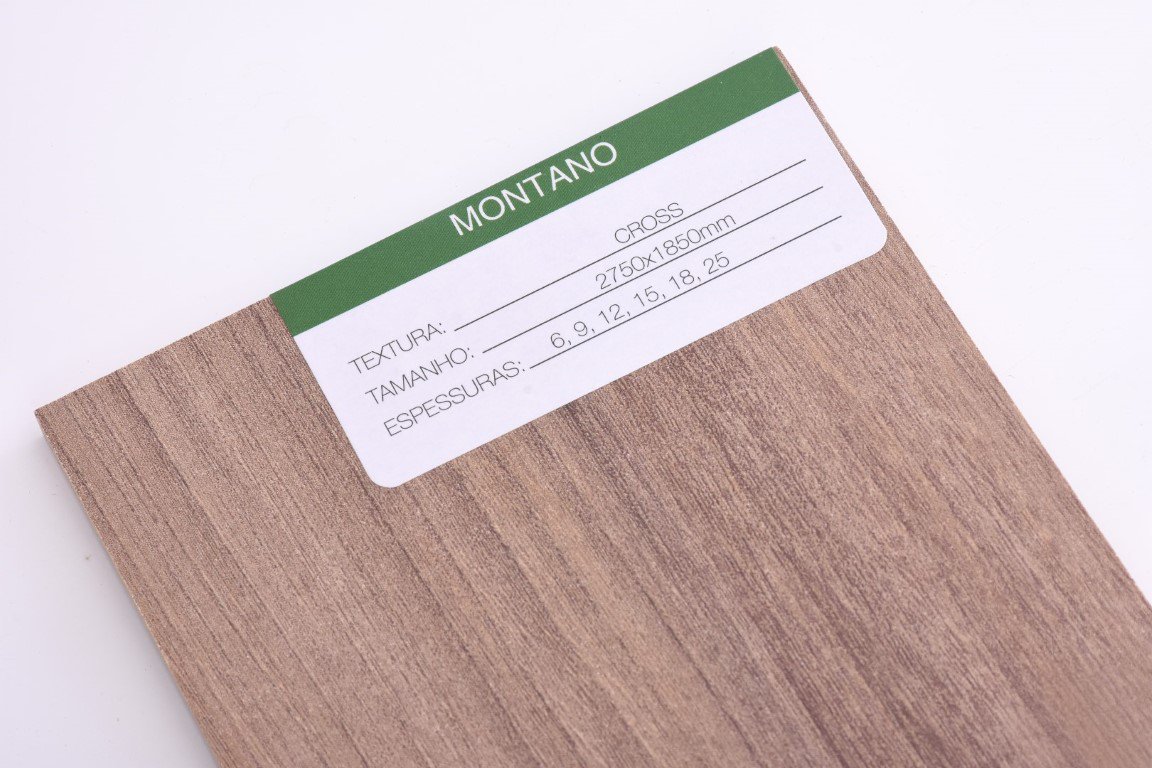 Mdf Montano Cross 2f 2,750 Braspan 15mm 1850mm - 2