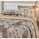 Ver imagem 2 de Kit Cobre Leito Malbec Casal Queen 3 Peças - Bordados Ricardo 3017