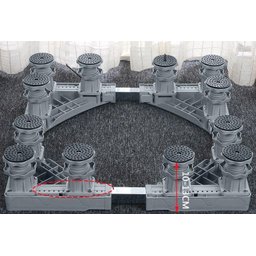 Suporte com 12 Pés para Lava e Seca/lavadora Brastemp - 6