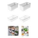 Ver imagem 1 de Organizadores De Geladeira Frutas Legumes Verduras Kit Com 4