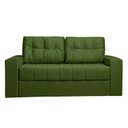 Ver imagem 6 de Sofá Cama Casal Murilo 182cm em Tecido Linho Verde