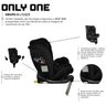 Cadeirinha Bebê Conforto Para Bebe e Criança 0 até 36 Kg Only One Black Details Abc Design - 5