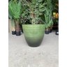 Vaso para Plantas Sala Jardim Alto Brilho (liso/verde-musgo) - 3