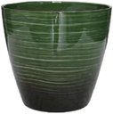 Ver imagem 1 de Vaso para Plantas Sala Jardim Alto Brilho (liso/verde-musgo)
