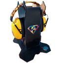 Ver imagem 5 de Abafador de Ruido para Crianças e Adolescentes Yellow de 22 Db com Suporte Infinity Black