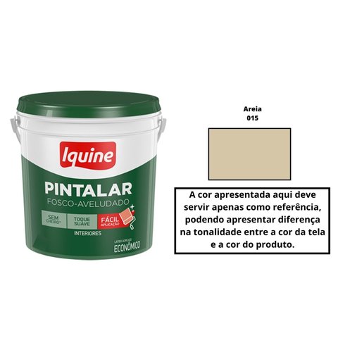 Tinta Pintalar Acr. Fa Areia Iquine 15L