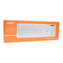 Ver imagem 2 de Teclado com Fio OEX USB ABNT2 FLAT TC304 Branco