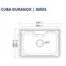Cuba Inox 63x44 30503 - 2