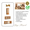 Ver imagem 5 de Sala de Estar Completa com Cristaleira Murano Cinamomo/off White