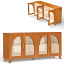 Ver imagem 7 de Sala de Estar Completa com Cristaleira Murano Cinamomo/off White