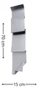Ver imagem 4 de Decoração Escultura de Parede em Metal Casa Exclusivo no Brasil Home Decor Prata Velho