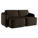 Ver imagem 6 de Sofá Cama Modulado Retrátil e Reclinável Decorativo Varsóvia 196cm Veludo Marrom G33 - Gran Belo