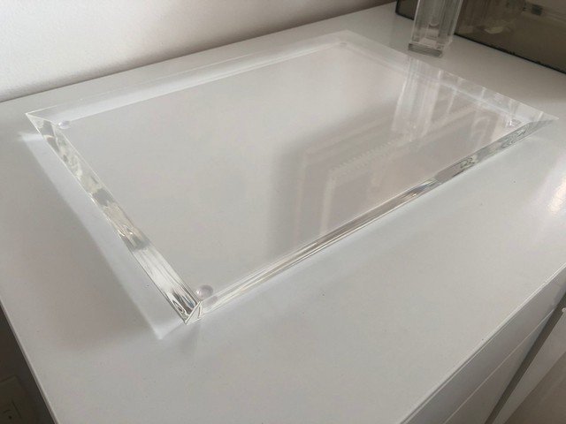 Bandeja Tray Lapid Diamond Em Acrílico Cristal - 2