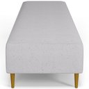 Ver imagem 7 de Kit 02 Puffs Decorativo Sala de Estar Bali W01 Pés Palito 190x60cm Linho Bege Escuro - Lyam Decor
