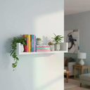 Ver imagem 4 de Kit com 3 Prateleiras Decorativas em Mdf 60-50-40 X 15 Branco