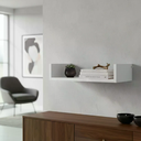 Ver imagem 5 de Kit com 3 Prateleiras Decorativas em Mdf 60-50-40 X 15 Branco