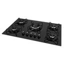 Ver imagem 2 de Cooktop a Gás 5 Bocas Mondial Ctg-03 Biv-preto/prata