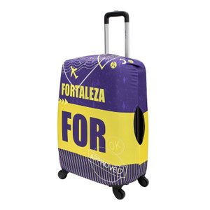 Capa Protetora para Mala de Viagem Tamanho Grande 28" Estampa Fortaleza