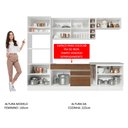 Ver imagem 6 de Armário de Cozinha Completa 290cm Branco/Rustic Vicenza Madesa