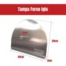 Tampa Forno Iglu Inox 430 40x29cm Forno de Pizza Inox - 2