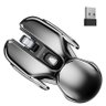 Mouse de Metal Ergonômico 2.4g - Alta Precisão - 1