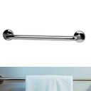 Ver imagem 1 de Barra Alça Apoio 40cm Aço Inox Idoso Acessibilidade Cadeirante Pcd Escada Varanda Corrimao Box Banhe