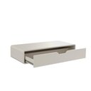 Ver imagem 3 de Mesa de Escritório Suspensa com 1 Gaveta Curve Off White