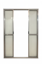 Ver imagem 4 de Porta Sacada 4 Folhas Aluminio Brilhante c/ Trinco 2.10x2.00