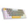 Teclado Gamer Mecanico Redragon Fizz RGB Usb Branco Cinza 60% Switch Bronw - 2