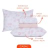 Jogo de Cama Casal Duplo 4 Peças Sultan Sonhare Bronze Veneza - 3